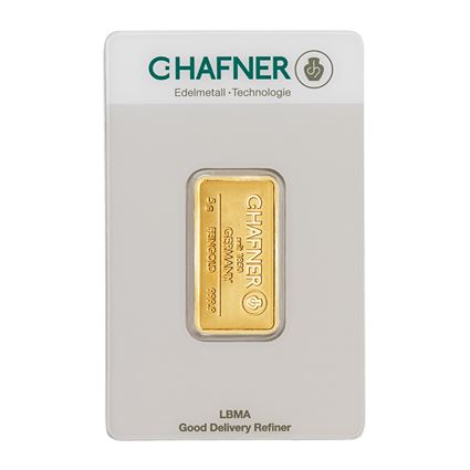 Guldtacka C.Hafner 5 gr Guldtacka C.Hafner 5 gr